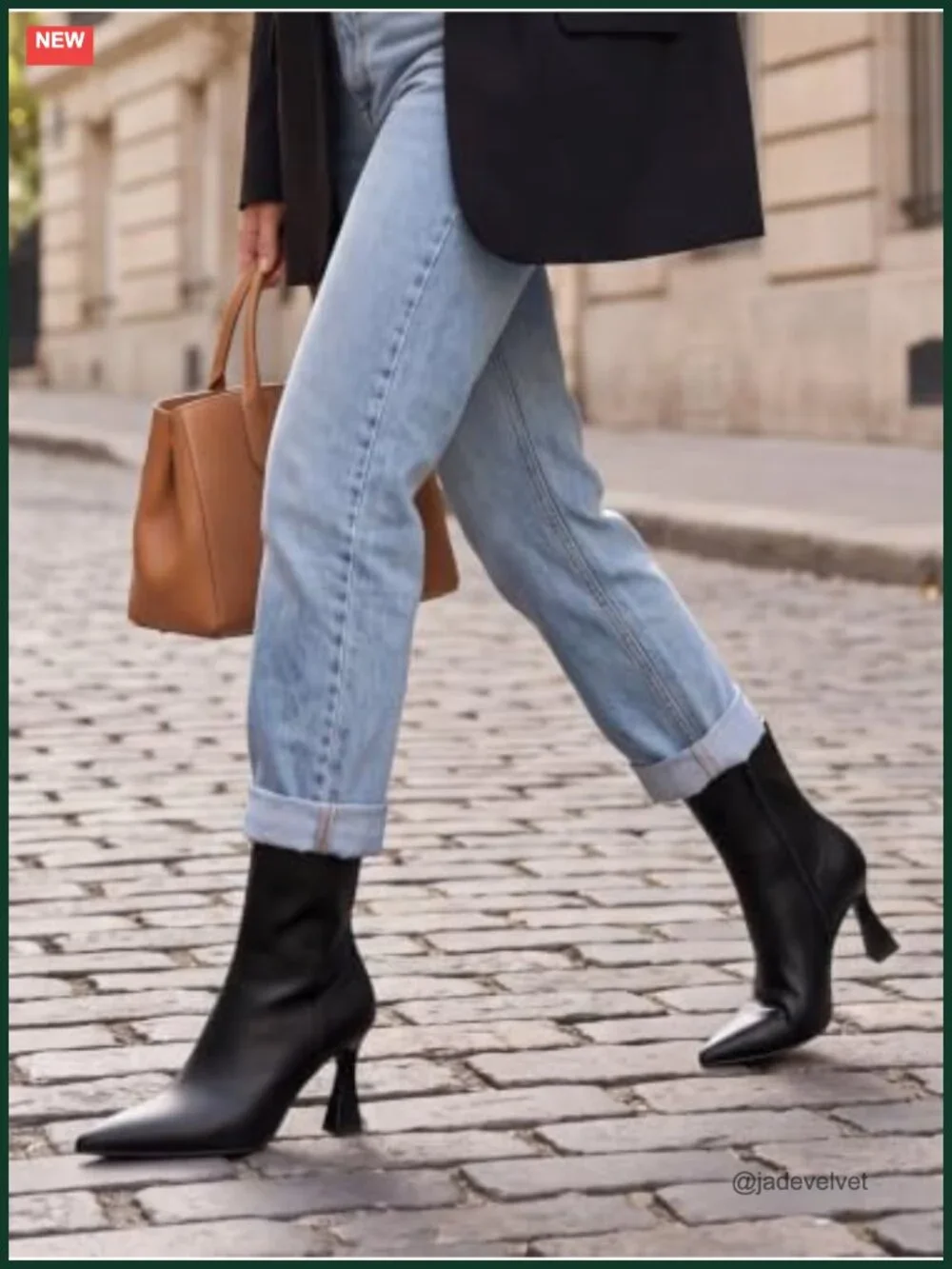 Faux Leather Pointed Toe Kitten Heel Ankle Booties Side Zip Dress Shoes